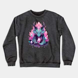 Kawaii Crystal Dragon Crewneck Sweatshirt